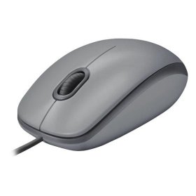 Silent M110 Wired USB Mouse - Silver