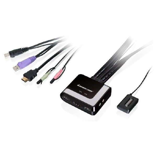 2-Port Cable KVM Switch w/HDMI Support