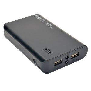 Tripp Lite Portable 2-Port USB Battery Charger Mobile Power Bank 10k mAh power bank - Li-Ion