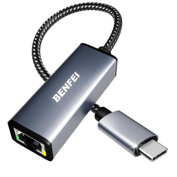 USB-C to Ethernet (RJ45) Adapter