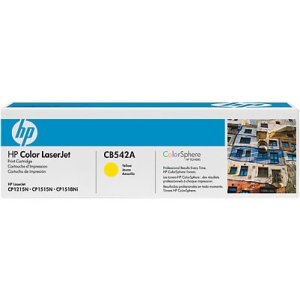 HP CB542A Color LaserJet Print Cartridge; Yellow