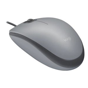 Silent M110 Wired USB Mouse - Silver