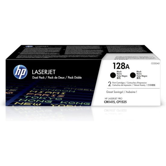 (image for) 128A Black Toner Cartridges (2-pack)