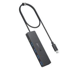 (image for) Hi-Speed USB C Hub, 4 Ports USB 3.0 Hub