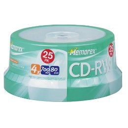 (image for) MEMOREX CD-RW 25 PACK