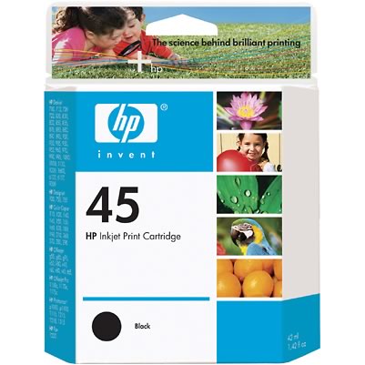 (image for) HP 51645AL BLACK INK - Click Image to Close