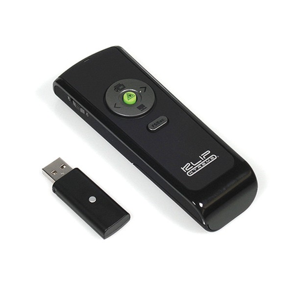 (image for) Wireless presenter with integrated laser pointer - Click Image to Close