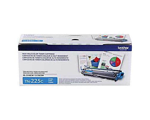 (image for) Brother TN225C High Yield Cyan Toner Cartridge - Click Image to Close