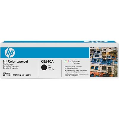(image for) HP CB540A Laser Toner Cartridge; Black - Click Image to Close