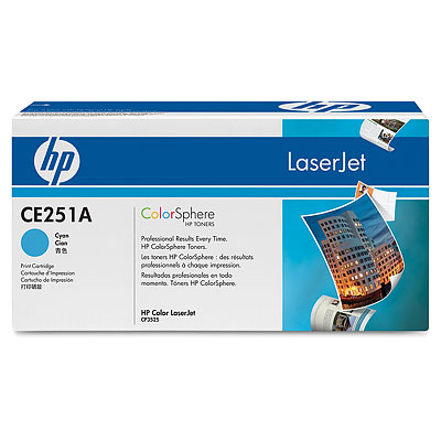 (image for) HP Color LaserJet CE251A Cyan - Click Image to Close
