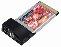 (image for) 4 Port Dual Firewire & USB 2.0 PCMCIA Card